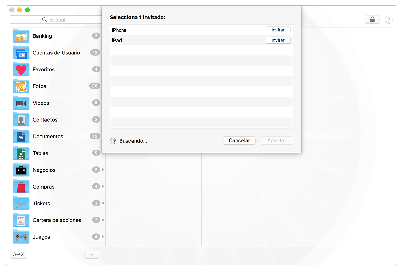Safe + for Mac Device Synchronization / Browser.